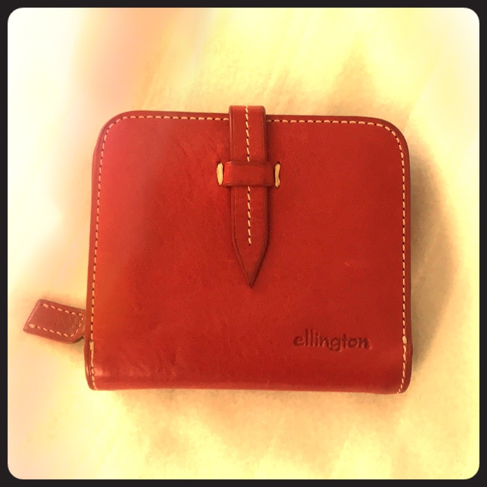 Ellington Red Leather Wallet